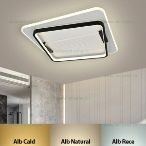 Lustra LED 126W 3 Functii Dimabila cu Telecomanda LZR9053-S