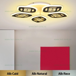Lustra LED 150W 3 Functii Dimabila cu Telecomanda LZC94-5 - Img 1