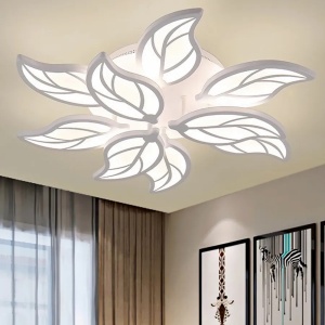 Lustra LED 162W Alba 3 Functii cu Telecomanda LZ96-6+3