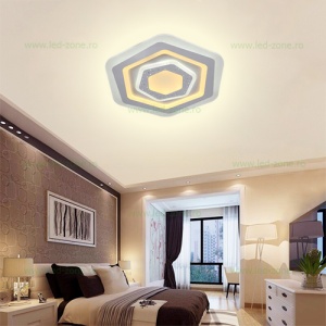 Lustra LED 204W 3 Functii Dimabila cu Telecomanda LZ6701-800 - Img 4