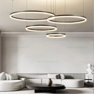Lustra LED 204W Dimabila 3 Functii cu Telecomanda LZ1796