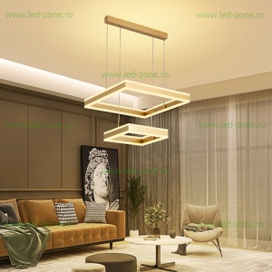 Lustra LED 256W Dimabila 3 Functii cu Telecomanda LZ1767-500 - Img 2