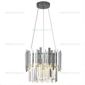 Lustra LED 52W 3 Functii cu Telecomanda Cristal LZ6431-400 - Img 4