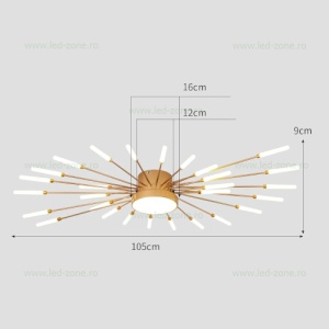 Lustra LED 60W 3 Functii LZ5966-28 - Img 8