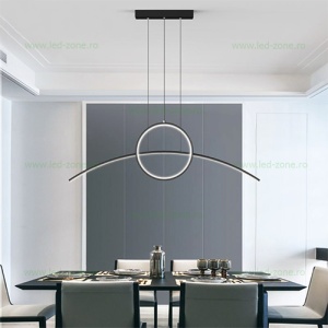Lustra LED 60W Dimabila 3 Functii cu Telecomanda LZ2123 - Img 4