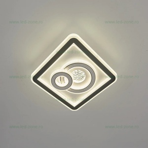 Lustra LED 60W Dimabila 3 Functii cu Telecomanda LZ8389-1 - Img 2