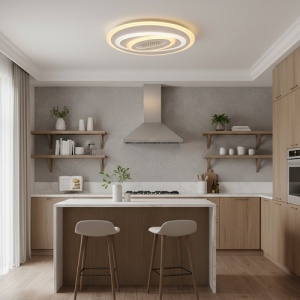 Lustra LED 64W 3D 3 Functii cu Telecomanda LZ7709