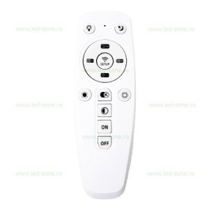 Lustra LED 70W 3 Functii Neagra Dimabila cu Telecomanda LZ16801-5 - Img 4
