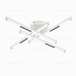 Lustra LED 72W Alba 3 Functii cu Telecomanda LZ9041-4A - Img 4