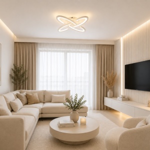 Lustra LED 72W Alba cu Telecomanda LZ9265-4