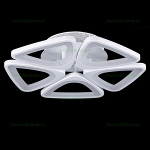 Lustra LED 80W 3 Functii Dimabila cu Telecomanda sau Telefon LZ75L005 - Img 2