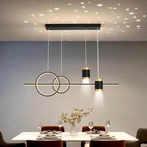 Lustra LED 80W Neagra 3 Functii LZ3869/191