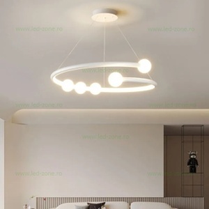 Lustra LED Suspendata 130W 3 Functii cu Telecomanda G4128-600 - Img 6