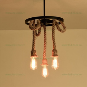 Lustra Rustic 3 Socluri E27 LZ378