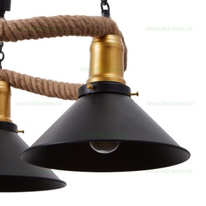 Lustra Rustic 3 Socluri E27 LZ8738 - Img 2