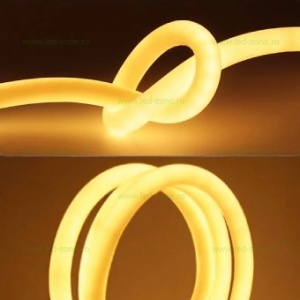 Neonflex LED 12V Rotund D-13mm Rola 5M - Img 4