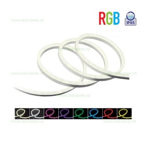 Neonflex LED Slim 24V 12W/ML 10x19.5mm RGB IP65 - Img 1