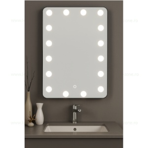 Oglinda Baie LED 50x70cm 24W Touch 3 Functii LZ5506