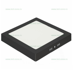 Panou LED 36W 30x30cm Aplicat Negru SOLE - Img 1