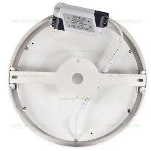 Panou LED 48W Rotund D60cm Aplicat Alb - Img 2