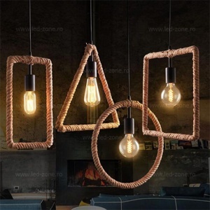 Pendul Soclu E27 Rustic Diverse Forme