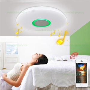Plafoniera LED 36W 3 Functii + RGB Difuzor Bluetooth Telecomanda