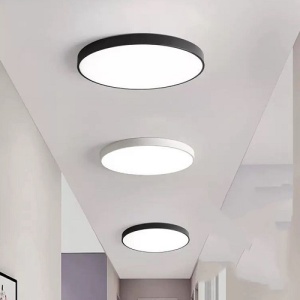 Plafoniera LED 48W Rotunda Neagra Frameless CCT - Img 2