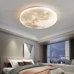 Plafoniera LED 80W Rotunda 3 Functii Moon LZ500