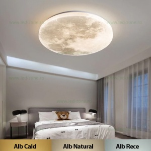 Plafoniera LED 80W Rotunda 3 Functii Moon LZ500 - Img 1
