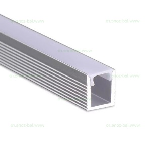 Profil Aluminiu Aplicat Dispersor Mat 2M 5.8MM LZ1783 - Img 2