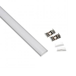 Profil Aluminiu Aplicat Dispersor Mat 2M Flexibil 12MM - Img 2