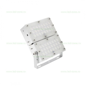 Proiector LED 100W Slim Alb Modular Profesional - Img 1
