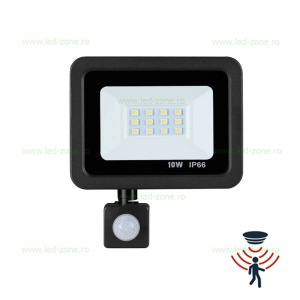 Proiector LED 10W Slim Senzor Miscare SMD 2835 - Img 1