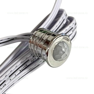 Senzor Miscare Argintiu Surse Rafturi 3 Fire 5A 12V-24V LZ8344 - Img 3