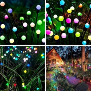 Set 2 Decoratiuni LED Gradina Solare LICURICI - Img 6