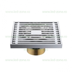 Sifon De Pardoseala Cu Sistem Antimiros Cromat LZ8758QH