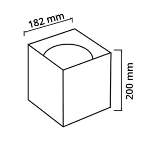 Spot LED 15W Patrat Aplicat XL Diverse Culori - Img 2