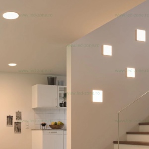 Spot LED 16W Patrat Mat Frameless Cleme Ajustabile - Img 2