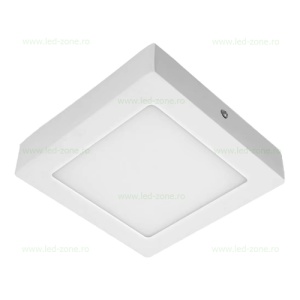 Spot LED 24W Patrat Alb Aplicat Ignifug - Img 2