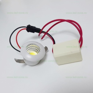 Spot LED 3W COB Mini Alb - Img 2
