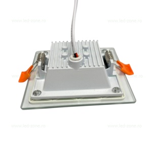 Spot LED 5W Patrat Mat Sticla - Img 3
