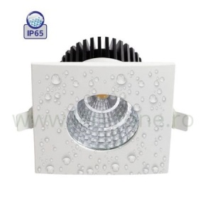 Spot LED 6W COB Patrat Alb Waterproof IP65 - Img 2