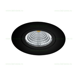 Spot LED 6W COB Rotund Mobil Negru Dimabil SALICETO - Img 2