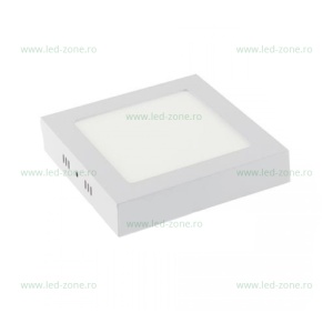 Spot LED 6W Patrat Alb Aplicat