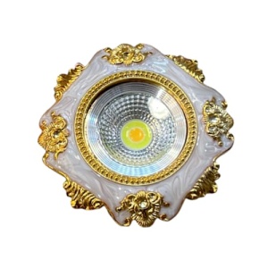 Spot LED 6W Patrat Roz cu Auriu 3 Functii LZ602