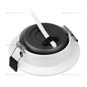 Spot LED 6W Rotund Alb Incastrat Dimabil Alb Cald - Img 3