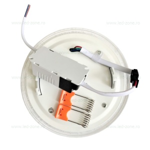 Spot LED 6W Rotund Alb Rece Contur Color Bule - Img 7