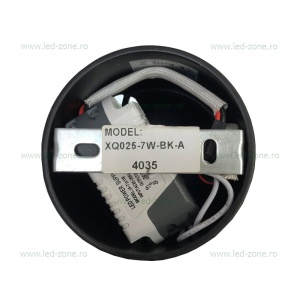 Spot LED Magazin Aplicat Mobil 7W COB Negru XQ025 - Img 4