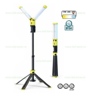 Stativ Reglabil Proiectoare LED 80W cu Stalp TOWER