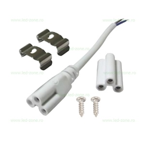 Tub LED T6 20W 117cm Patrat Clar Suport Inclus - Img 2
